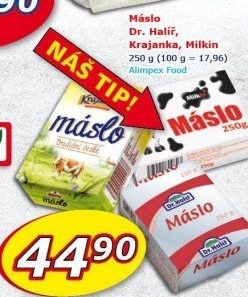 Máslo Dr.Halíř
