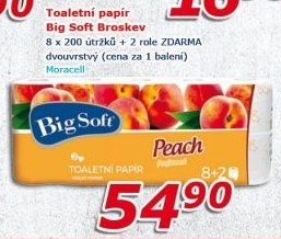 Toaletní papír 2vrstvý Big Soft
