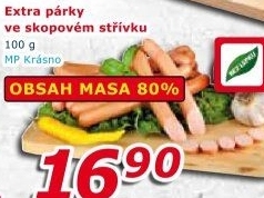 Párky extra Krásno