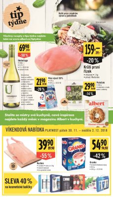 akční leták Albert 28.11.2018-4.12.2018