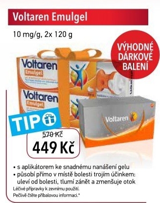 Emulgel proti bolesti Voltaren
