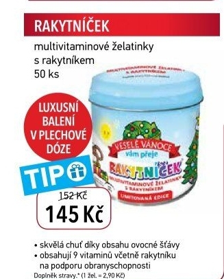 Vitamíny pro děti Rakytníček Terezia