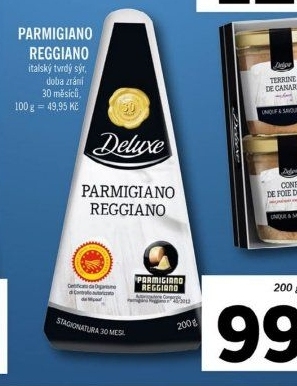 Sýr Parmigiano Reggiano Deluxe