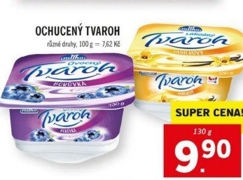Dezert tvarohový ochucený Milko