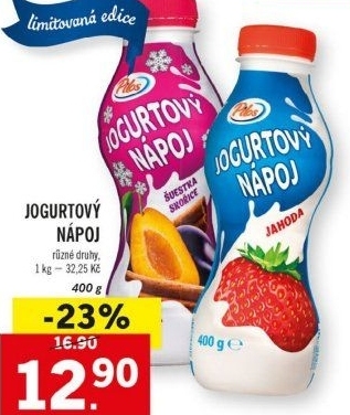 Jogurtový nápoj s ovocem Pilos