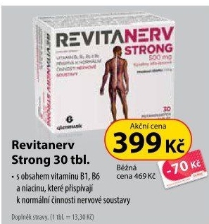 Doplněk stravy Revitanerv Strong Glenmark