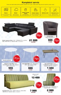 akční leták Jena nábytek 3.12.2018-23.12.2018