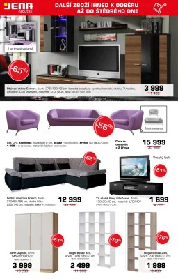 akční leták Jena nábytek 3.12.2018-23.12.2018