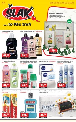 akční leták Šlak drogerie 6.12.2018-22.12.2018