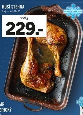 Stehna husí mražená