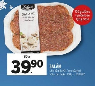 Salám s černými lanýži Deluxe