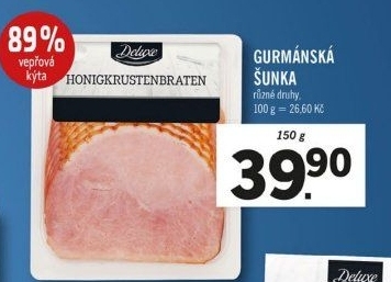 Šunka gurmánská Deluxe
