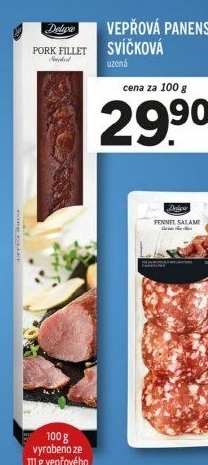 Vepřová panenská svíčková uzená Deluxe