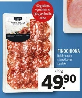 Salám italský fenyklový Deluxe