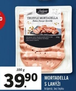 Salám Mortadella s lanýži Deluxe