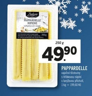 Těstoviny plněné Deluxe