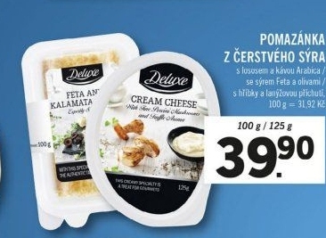 Pomazánka z čerstvého sýra Deluxe