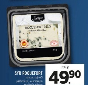 Sýr ovčí Roquefort Deluxe