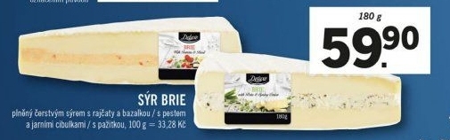 Sýr Brie plněný Deluxe