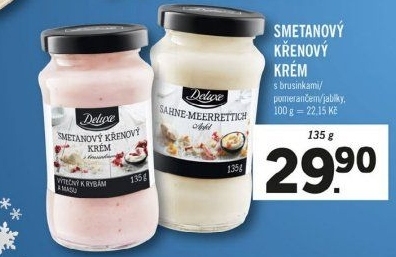 Smetanový křenový krém Deluxe