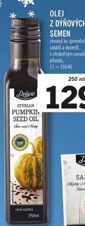 Dýňový olej Deluxe