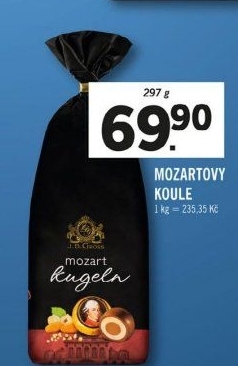 Bonboniéra Mozartovy koule J.D.Gross