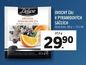 Čaj ovocný Deluxe - pyramidový