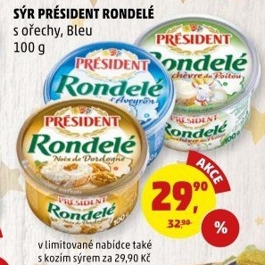 Sýr termizovaný Rondelé President