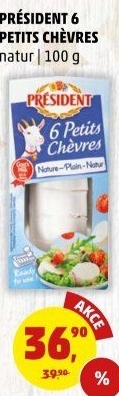 Sýr Petits Chévres Président