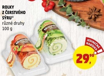 Sýr čerstvý rolka Primello