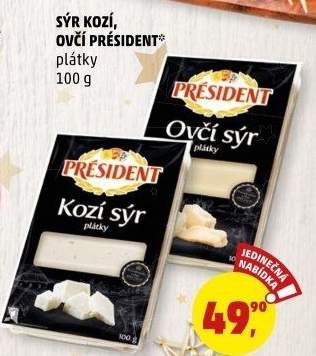 Kozí sýr Président