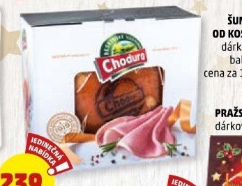 Šunka od kosti Beskydské uzeniny Chodura - dárkové balení