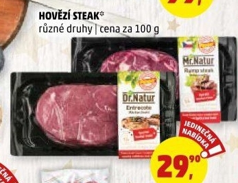 Hovězí steak Dr. Natur