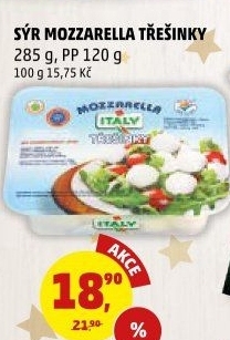 Sýr Mozzarella třešinky Italy