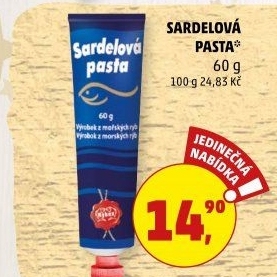 Pasta sardelová Rybex