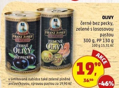 Olivy černéExclusive Kaiser Franz Josef