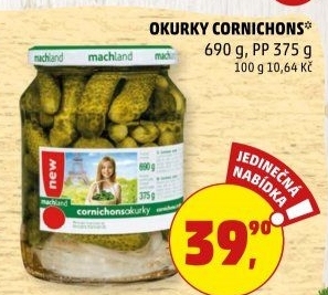 Okurky Cornichons Machland