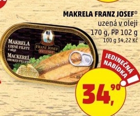 Makrela uzená v oleji Franz Josef Kaiser