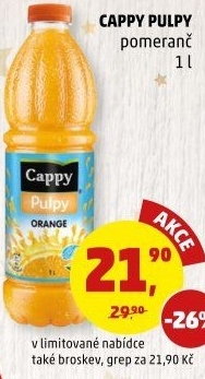 Nápoj Pulpy Cappy