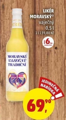 Likér vaječný moravský Metelka