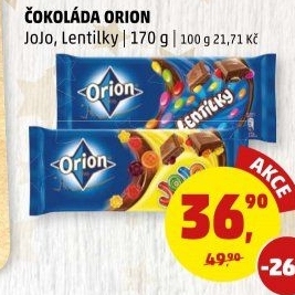 Čokoláda Orion