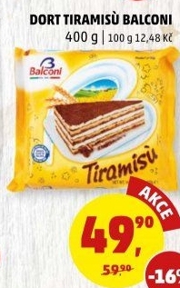 Dort Tiramisu Balconi