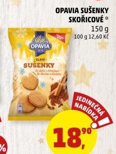 Sušenky Zlaté Opavia