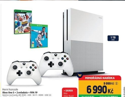Herní konzole Microsoft XBOX ONE S 1TB