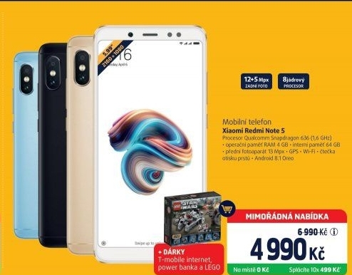 Mobilní telefon Xiaomi Redmi Note 5