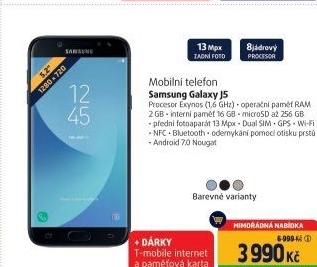 Mobilní telefon Samsung Galaxy J5 Dual Sim
