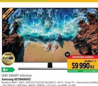 Smart UHD televize Samsung UE75NU8002