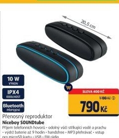 Přenosný reproduktor Niceboy SOUNDtube
