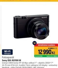 Fotoaparát Sony DSC-RX100 III
