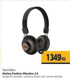 Sluchátka přes hlavu Marley Positive Vibration
